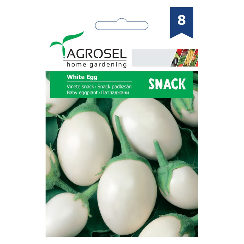Seminte legume Agrosel, vinete White Egg
