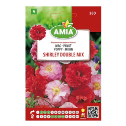 Seminte legume Amia A, mac Pavot Shirley double mix