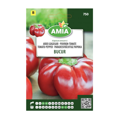 Seminte legume Amia B, ardei gogosar Bucur