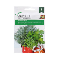 Seminte plante aromatice Agrosel, mix cimbru, marar, telina