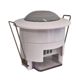 Senzor miscare infrarosu Adeleq 00-5491, interior (IP20), alb, 360 grade, incastrat