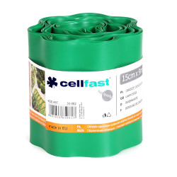 Separator gazon Cell Fast, plastic, verde deschis, 15 cm x 9 m