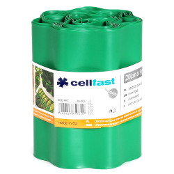 Separator gazon Cell Fast, plastic, verde deschis, 20 cm x 9 m