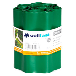 Separator gazon Cell Fast, plastic, verde inchis, 20 cm x 9 m
