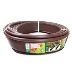 Separator gazon Country, plastic, maro, 10 cm x 10 m