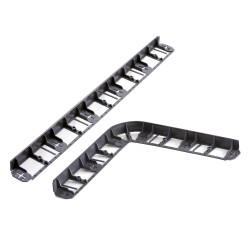 Separator gazon IB1057, plastic, negru, 5.7 cm x 8 m