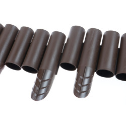 Separator gazon Palisada, plastic, maro, 25 cm x 2.4 m