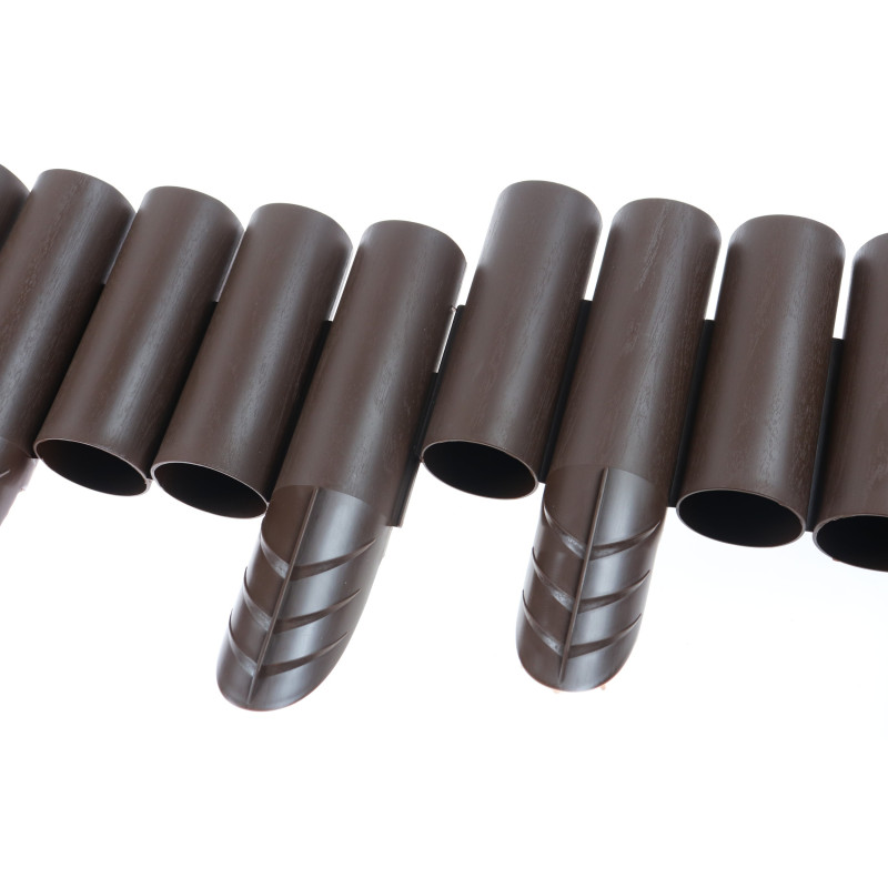 Separator gazon Palisada, plastic, maro, 25 cm x 2.4 m