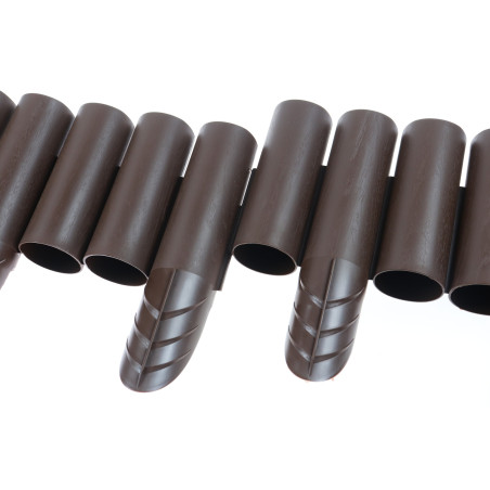 Separator gazon Palisada, plastic, maro, 25 cm x 2.4 m