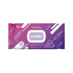 Servetele umede pentru caini/ pisici, Record, cu lavanda, 40 bucati