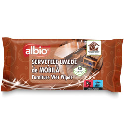 Servetele umede pentru mobila Albio, 80 buc / pachet
