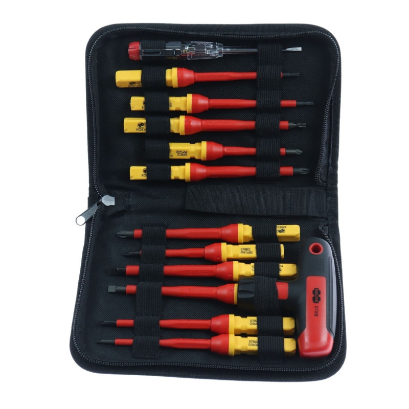 Set 13 scule de mana, Holzer VDE 578B113, izolare la 1000 V