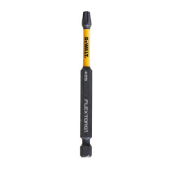 Set 2 biti pentru insurubare de impact, DeWalt Flextorq DT70569T-QZ, profil Torx, T 25, 89 mm