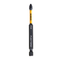 Set 2 biti pentru insurubare de impact, DeWalt FlextorqDT70567T-QZ, profil Phillips, PH2, 89 mm