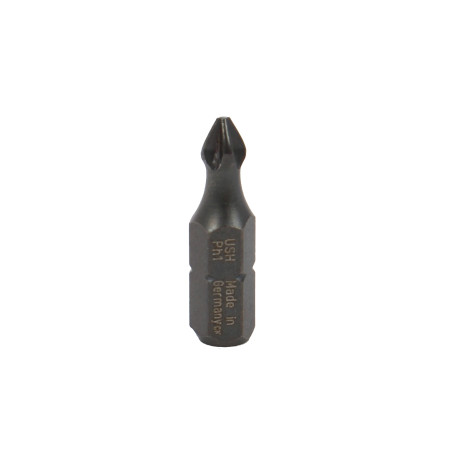 Set 2 biti pentru insurubare, USH U0017701, profil Phillips, PH1, 25 mm