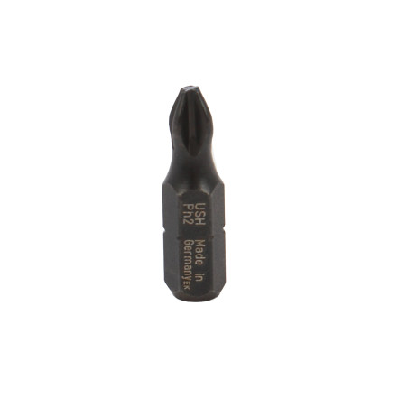 Set 2 biti pentru insurubare, USH U0017702, profil Phillips, PH2, 25 mm