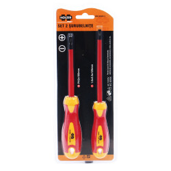 Set 2 surubelnite pentru electricieni, Holzer Profi VDE540202-2