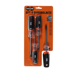 Set 4 surubelnite, Holzer 577104, cu varf magnetic