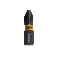 Set 5 biti pentru insurubare de impact, DeWalt Flextorq DT7387T-QZ, profil Pozidriv, PZ2, 25 mm