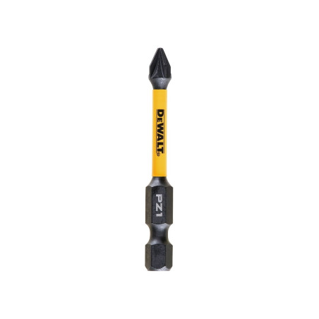 Set 5 biti pentru insurubare de impact, DeWalt Flextorq DT7390T-QZ, profil Pozidriv, PZ1, 57 mm