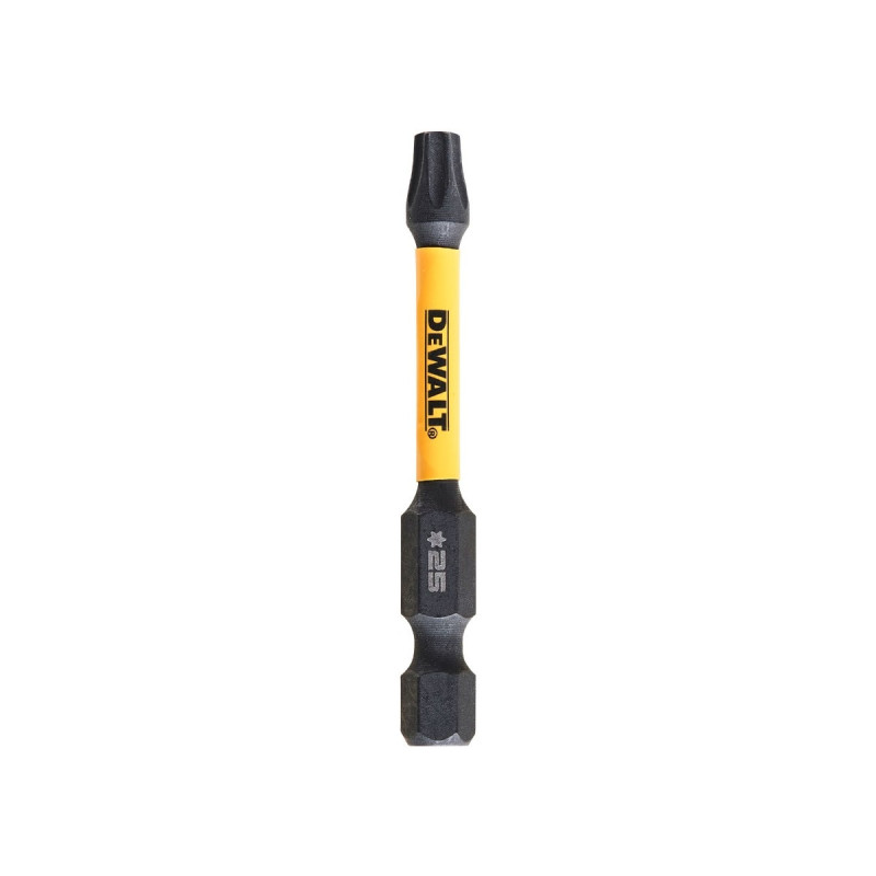 Set 5 biti pentru insurubare de impact, DeWalt Flextorq DT7396T-QZ, profil Torx, T25, 57 mm