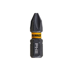 Set 5 biti pentru insurubare de impact, DeWalt Flextorq DT7994T-QZ, profil Phillips, PH2, 25 mm