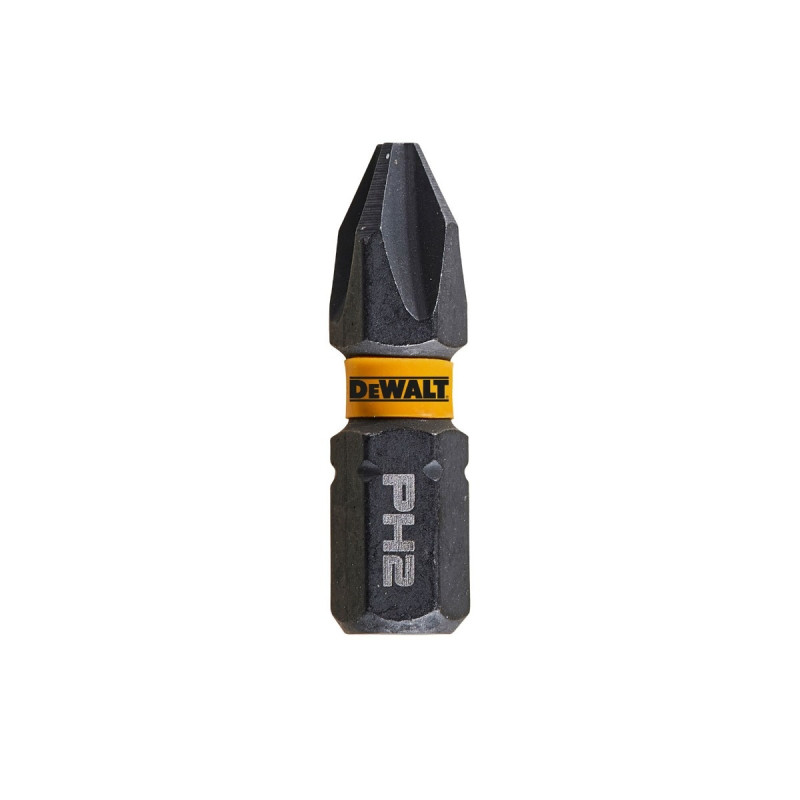 Set 5 biti pentru insurubare de impact, DeWalt Flextorq DT7994T-QZ, profil Phillips, PH2, 25 mm