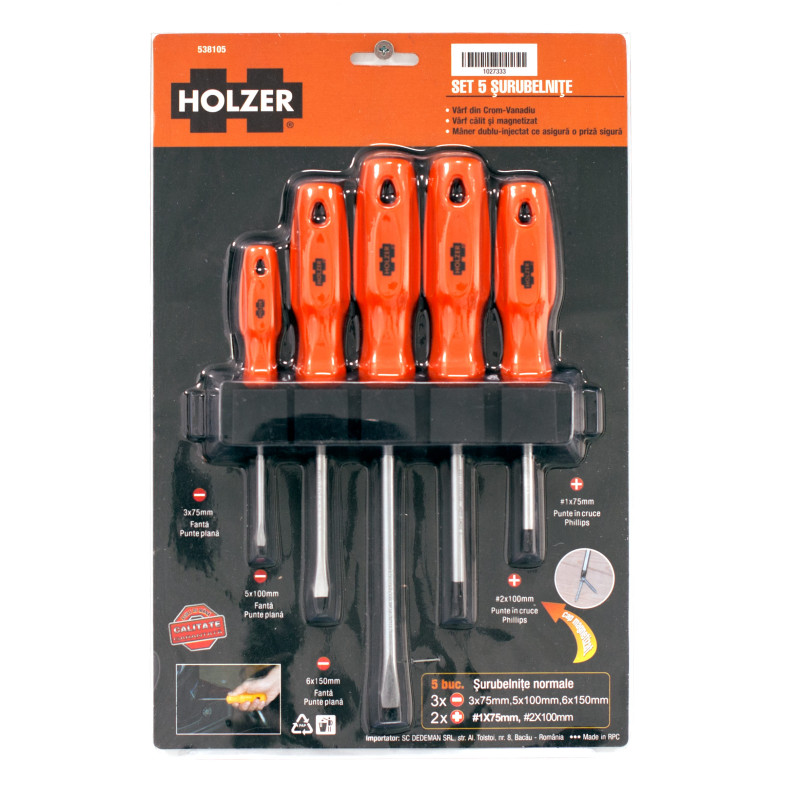 Set 5 surubelnite Holzer 538105