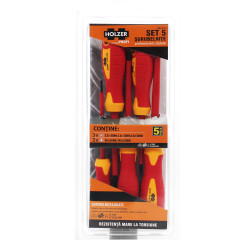 Set 5 surubelnite pentru electricieni, Holzer Profi VDE540105