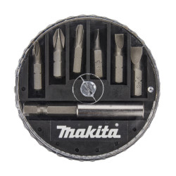 Set 6 biti pentru insurubare, Makita D-73265, cu adaptor magnetic, 7 piese