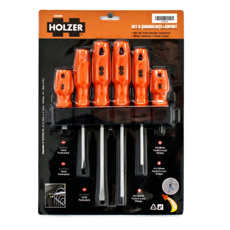 Set 6 surubelnite Holzer 538206