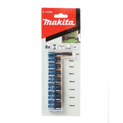Set 7 biti pentru insurubare, Makita E-12289, cu prelungitor, 8 piese