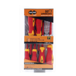 Set 7 surubelnite pentru electricieni, Holzer Profi VDE540207