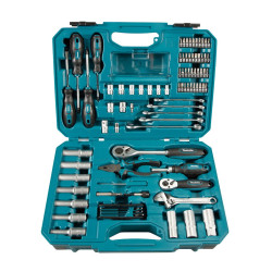 Set 87 scule, cu valiza din plastic, Makita E-08458