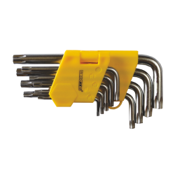Set 9 chei hexagonale, cu profil Torx cu gaura, Lumytools LT56480, T10 - T50