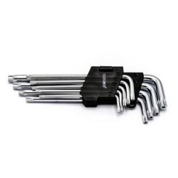Set 9 chei hexagonale, cu profil Torx, Lumytools LT56482, T10 - T50