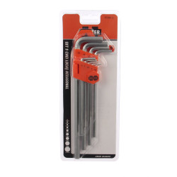 Set 9 chei hexagonale, Holzer PT2001-3, 1.5 - 10 mm