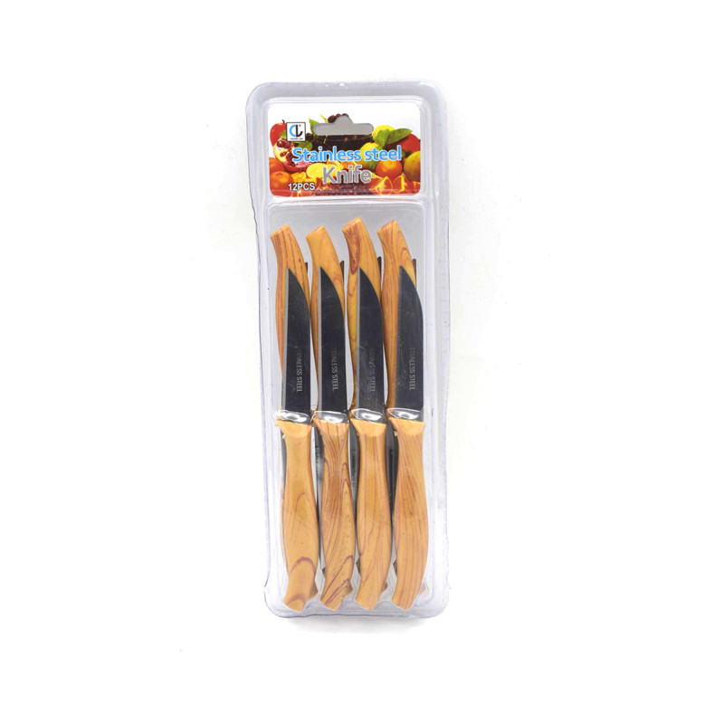 Set cutite 12 piese maner plastic D82 Set cutite 12 piese maner plastic D82