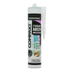 Adeziv etansant Compakt Cristal, transparent, 280 ml