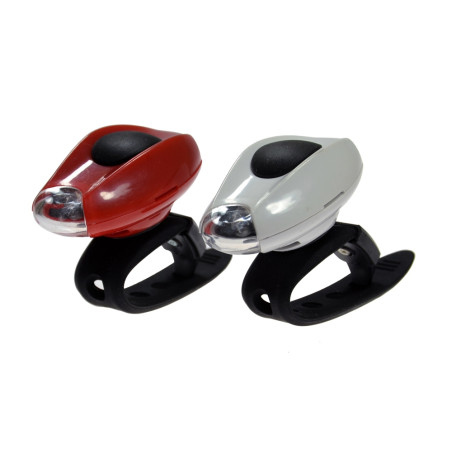Set lumini bicicleta, Good Bike, lampa fata, lampa spate, 2 leduri