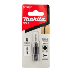 Set rezerva burghiu lemn cu zencuitor, Makita D-73237, 2.4 mm