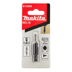 Set rezerva burghiu lemn cu zencuitor, Makita D-73237, 2.4 mm