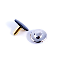 Set riveti tubulari, Prym 114403 101, pentru blugi, cu 2 fete + sistem atasare