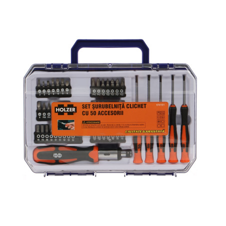 Set surubelnita clichet Holzer + 50 accesorii