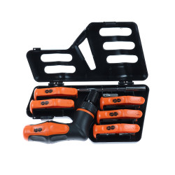 Set surubelnita cu clichet si 40 accesorii, Holzer 547141
