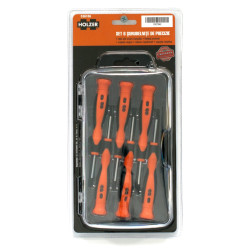 Set surubelnite de precizie, Holzer 536106, 6 bucati