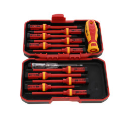 Set VDE Holzer Profi 11 tije + maner + tester