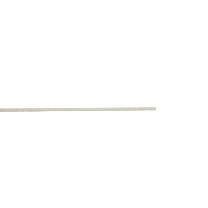 Sfoara din bumbac, alba, 6 mm