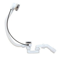 Sifon automat pentru cada, Eurociere 5012FPL/02, preaplin cromat, 55 cm