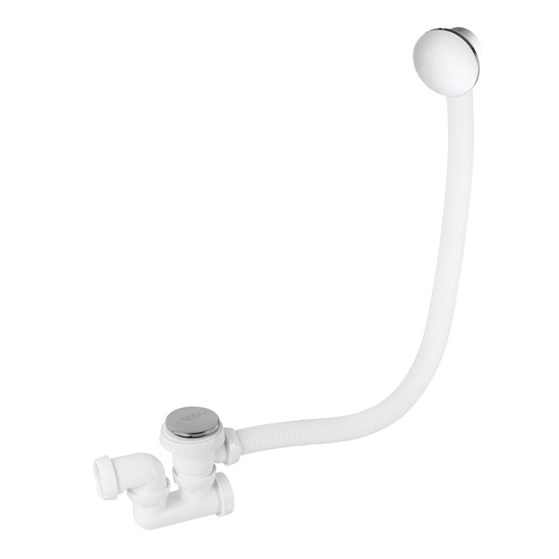 Sifon pentru cada, Wirquin 34760517RO, cu preaplin si ventil quick-clack, 70 cm